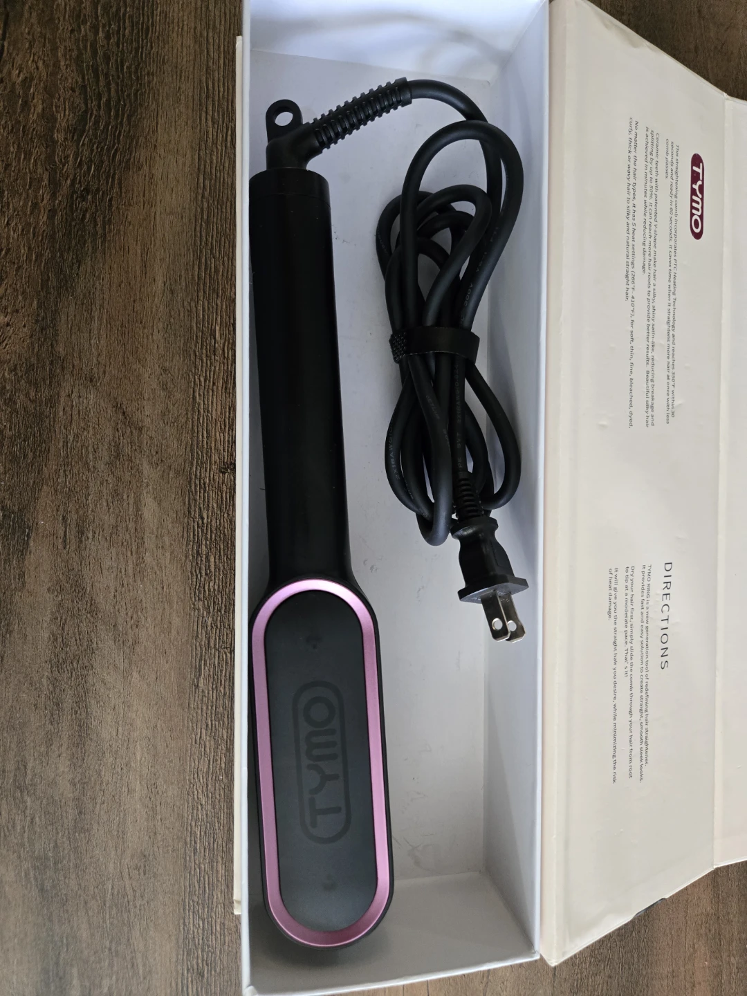 TYMO Ring Hair Straightening Comb - photo 4