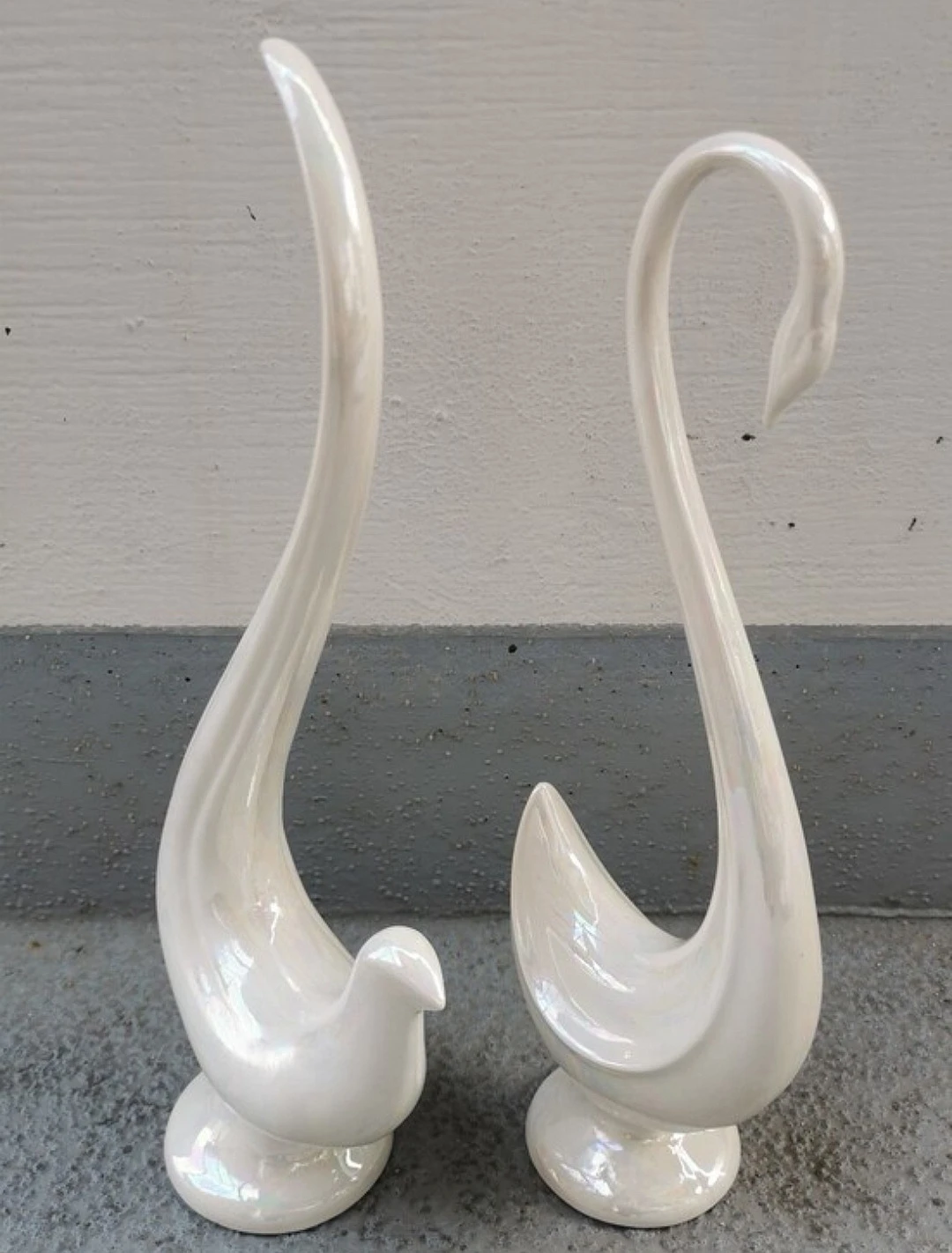 Large Vintage MCM Canadian Modernist Bird Sculpture Pair - photo 5
