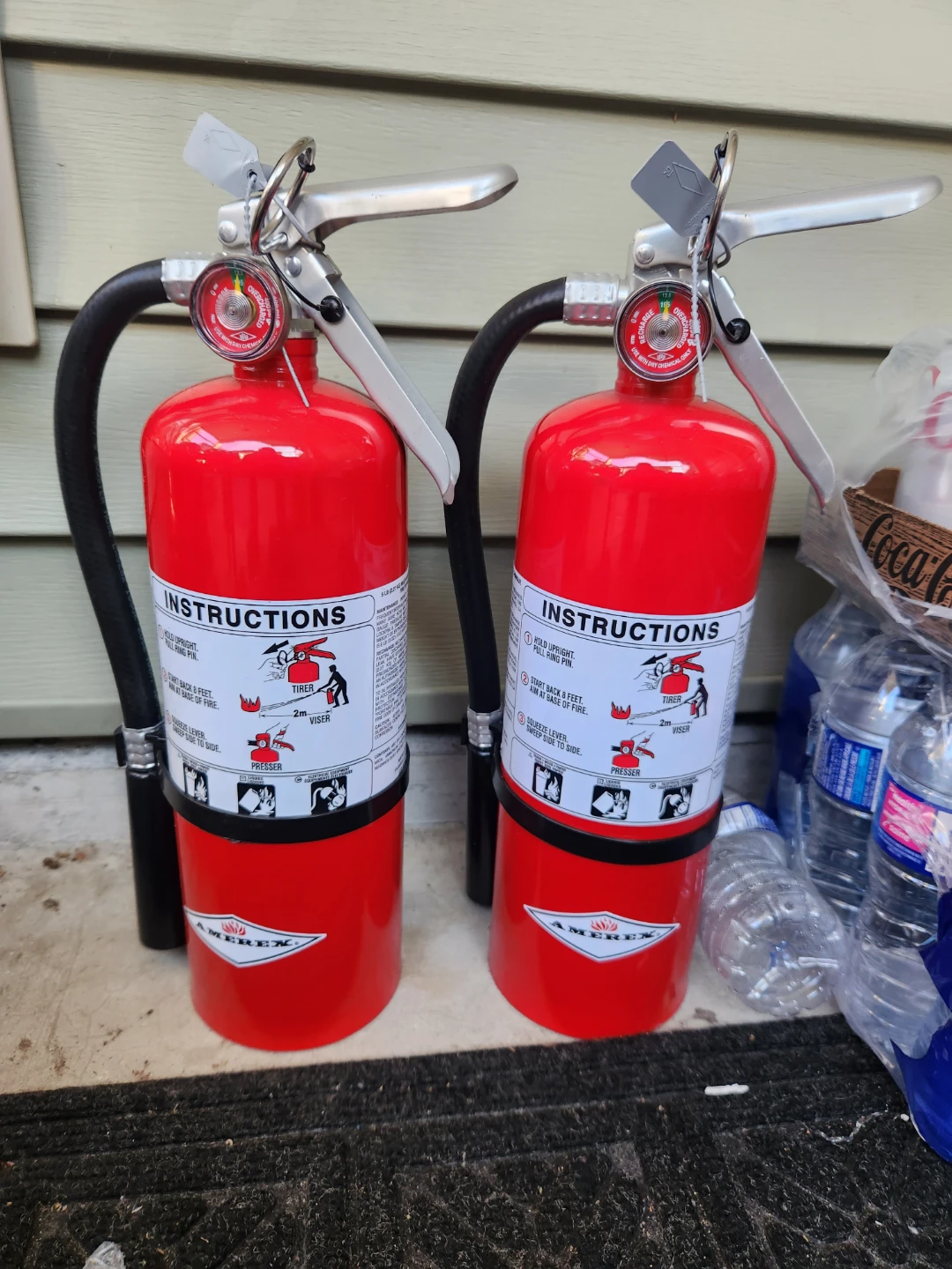 2 Amerex 5lb Fire Extinguishers