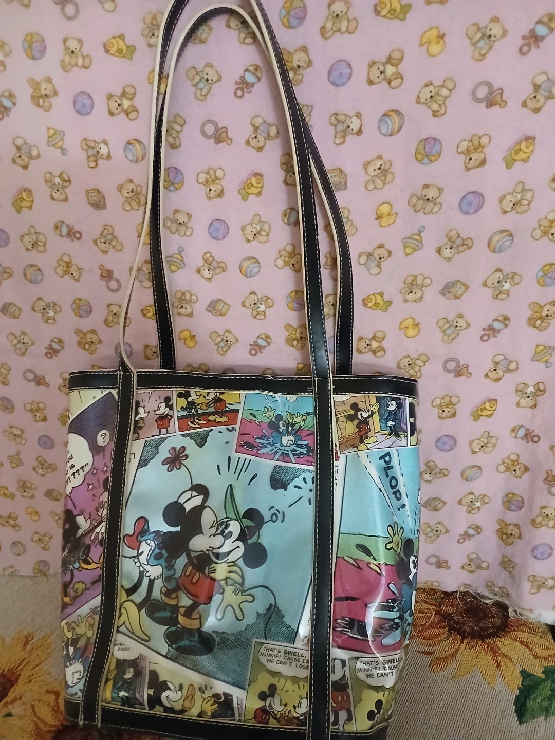 Disney Mickey Mouse Comic Strip Tote Bag