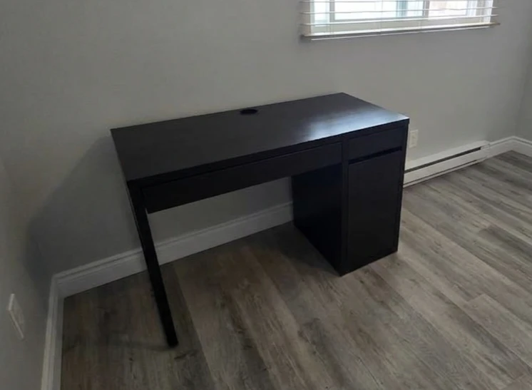 Ikea Dark Brown Office Desk - photo 2