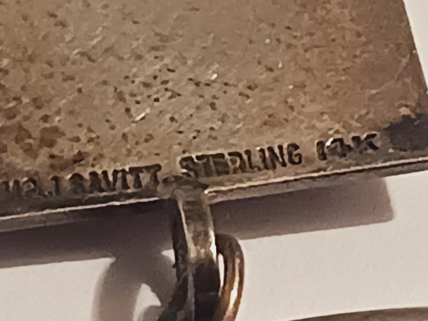 M&J SAVITT STERLING 14 KARAT GOLD PENDANT BRACELET - photo 3