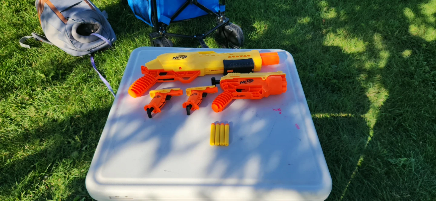 Nerf Blaster Set with Accessories