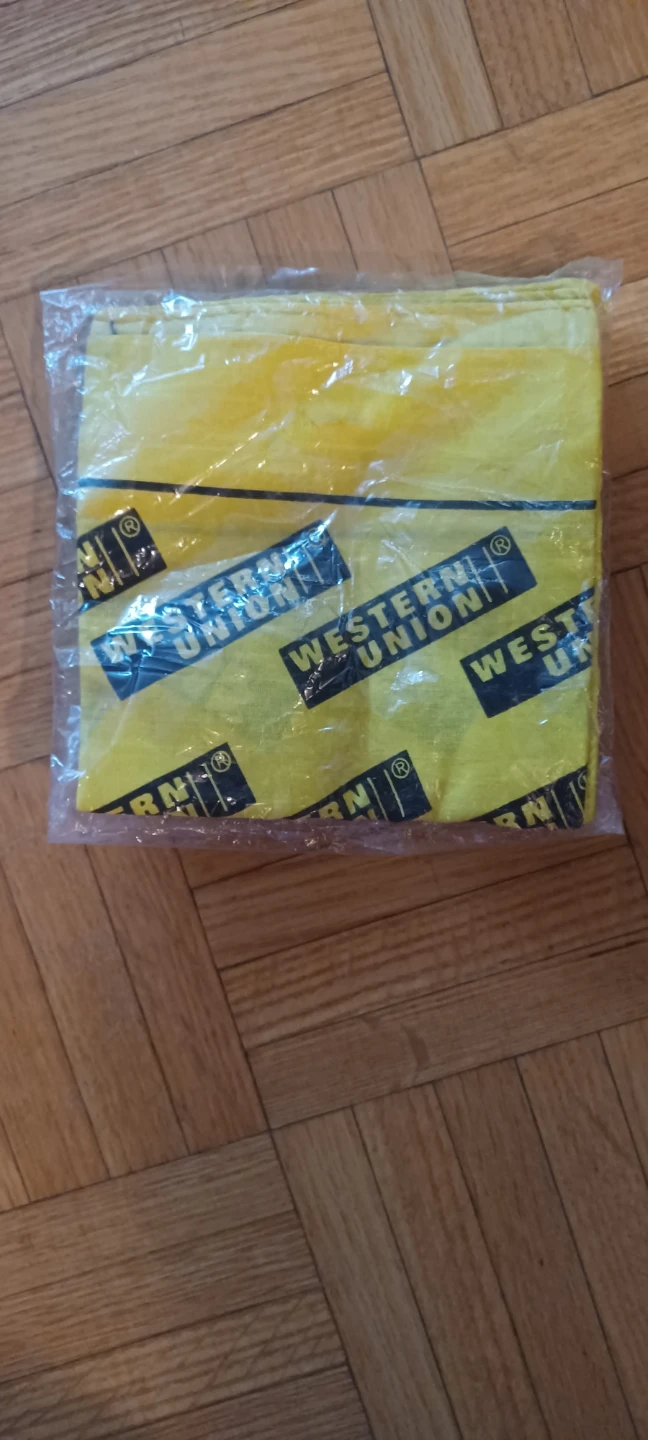 Western Union Yellow Bandana 🏈