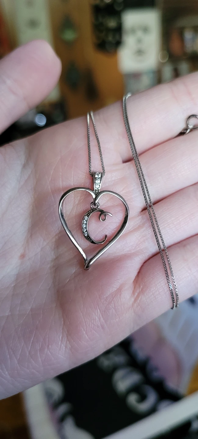 Sterling Silver "C" Necklace - photo 2
