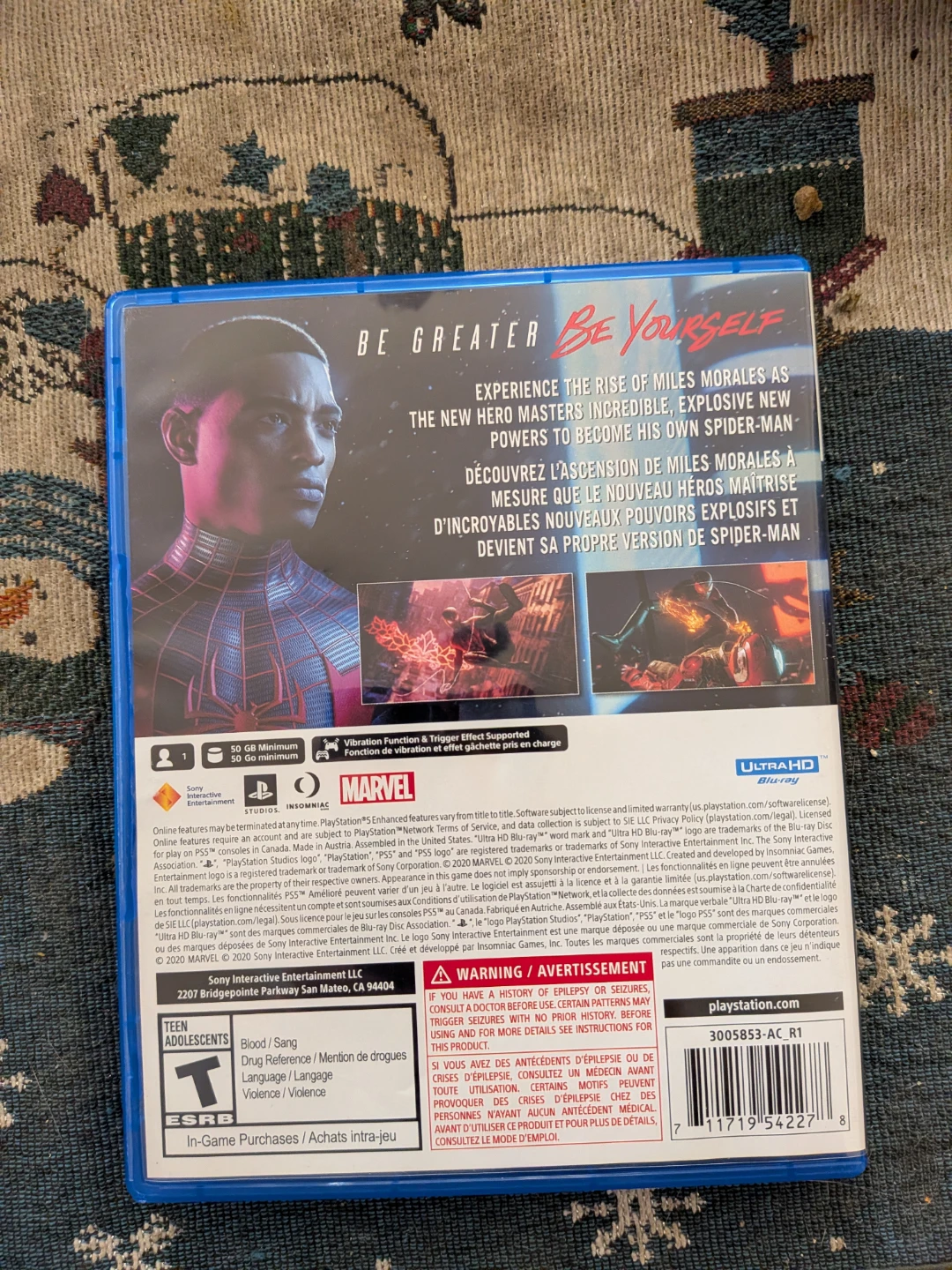 Used Spider-Man Miles Morales and Spider-Man 2 PS5 Video Games - photo 4