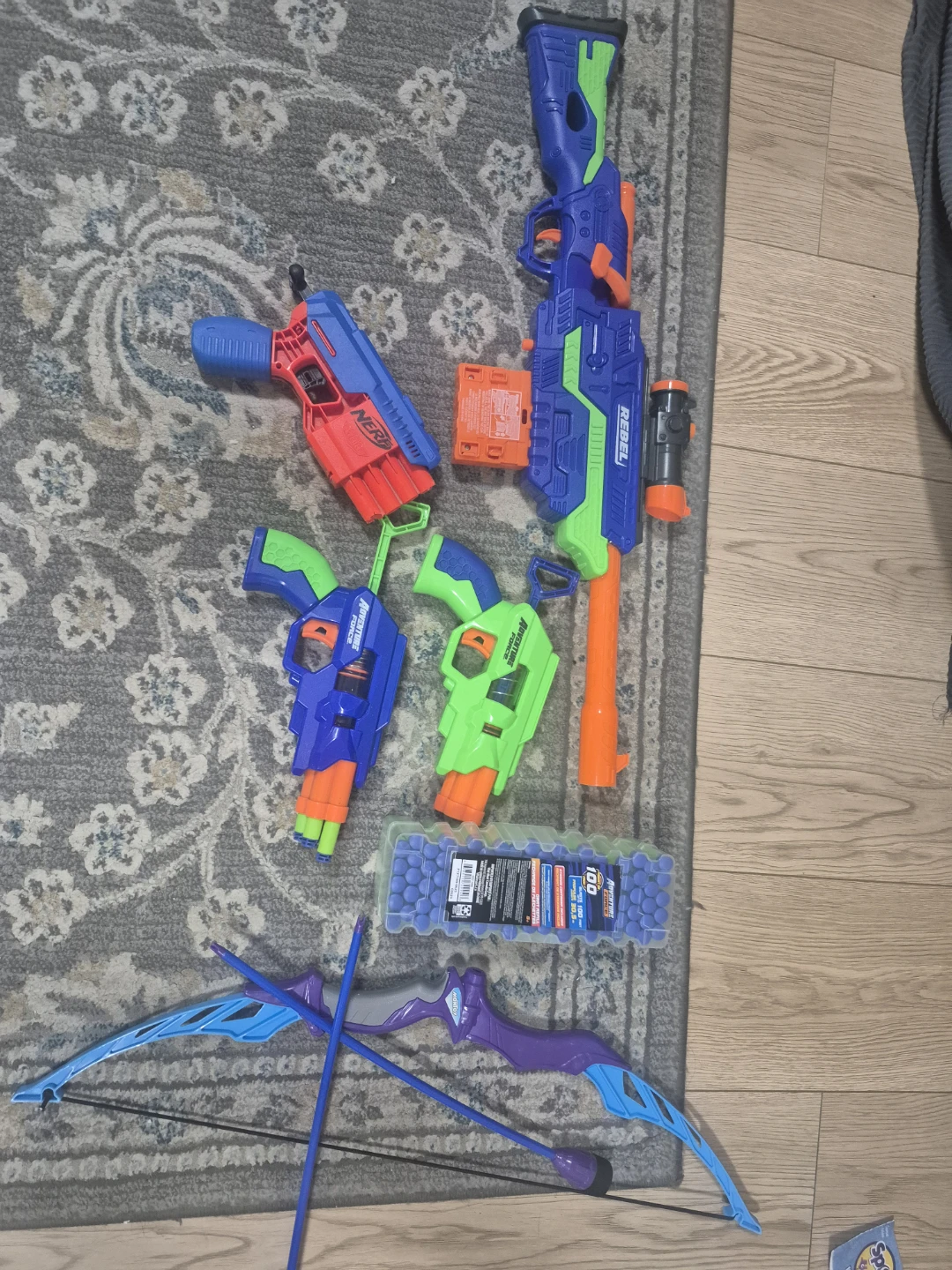 Adventure Force and Nerf Toy Blaster Set