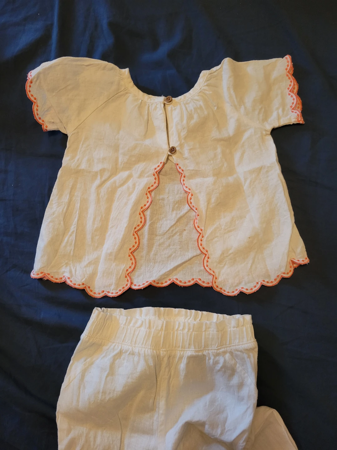 Carter's Linen Outfit - 12m