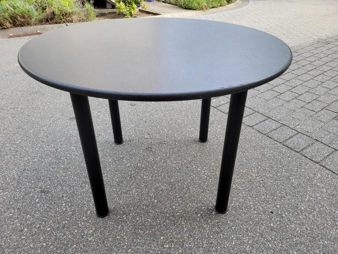 Very Nice Round Dining Table - Black
