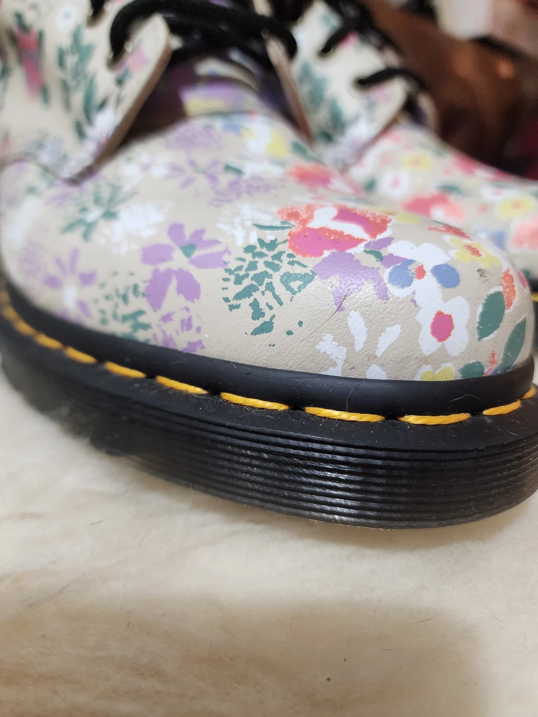 Dr. Martens Floral Print Boots (Worn Once Indoors) - photo 3