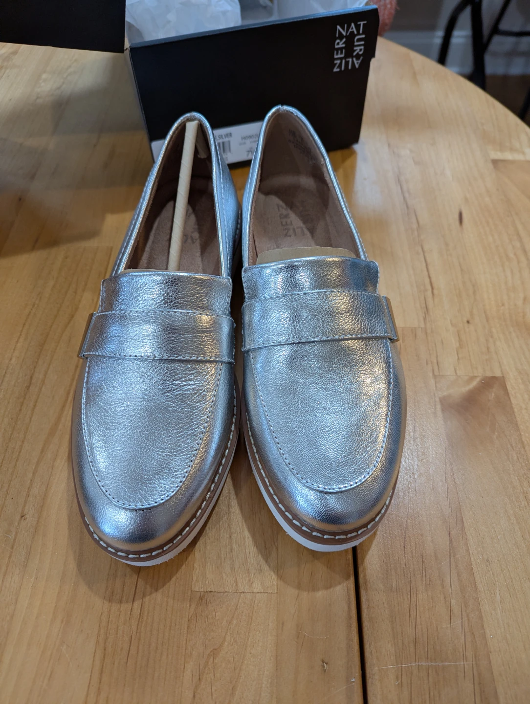 Silver Naturalizer Loafers 7.5