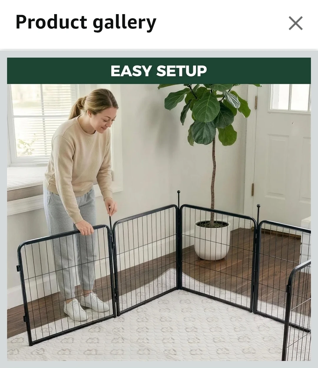 FXW Rollick Dog Playpen- 8 Panel- NEW - photo 4