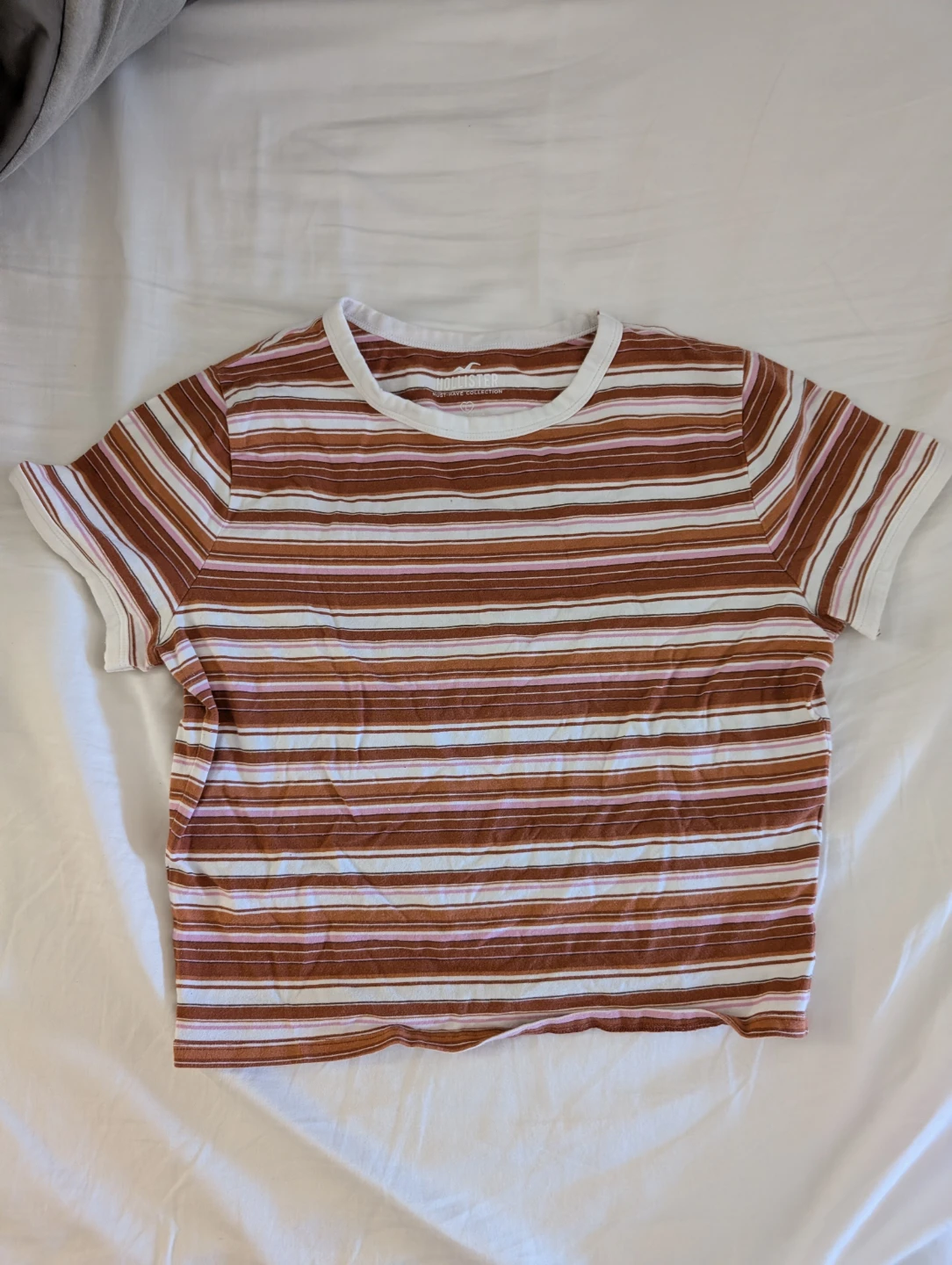 Hollister Striped Short Sleeve T-Shirt Baby Comfortable Tee