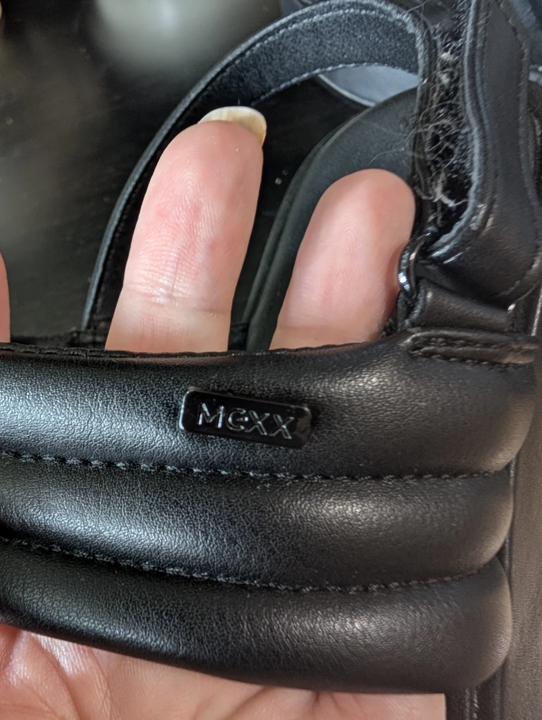 Mexx Black Padded Platform Sandals - photo 5