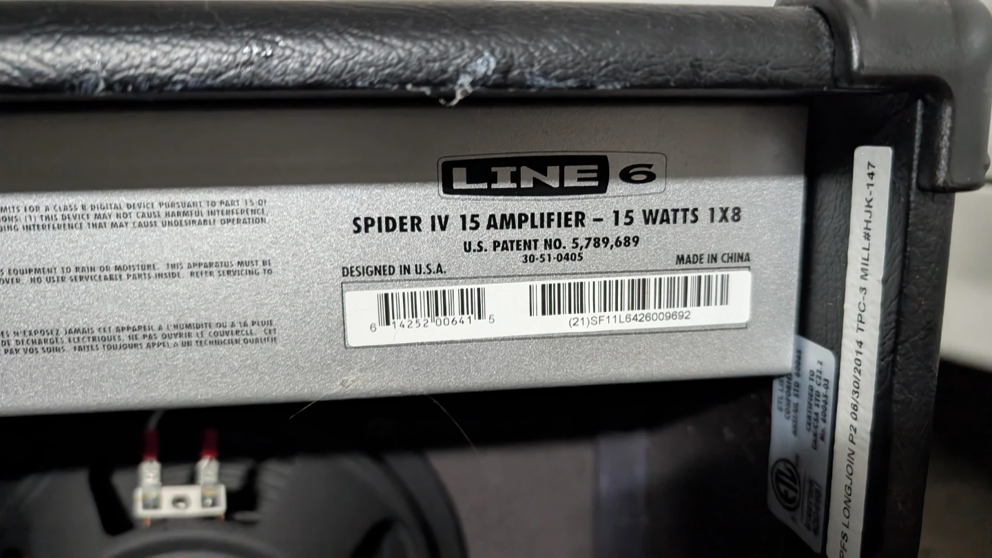 Line 6 Spider IV 15 Guitar Amplifier - photo 4
