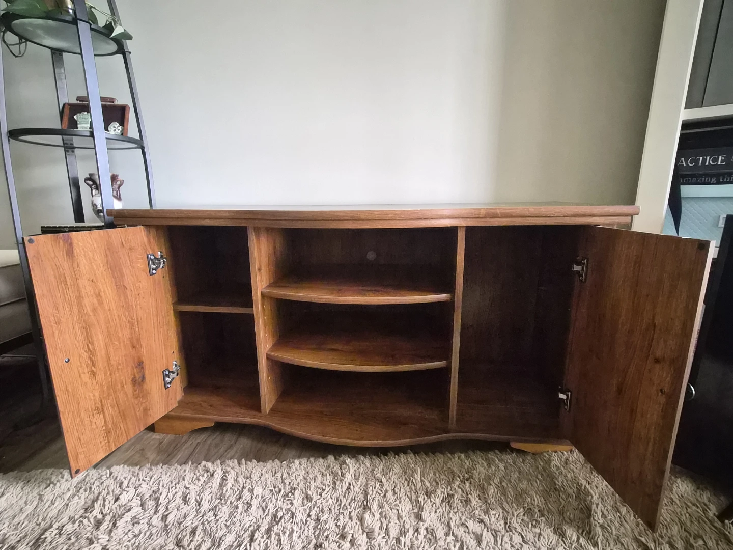 Wooden Media Console - photo 3