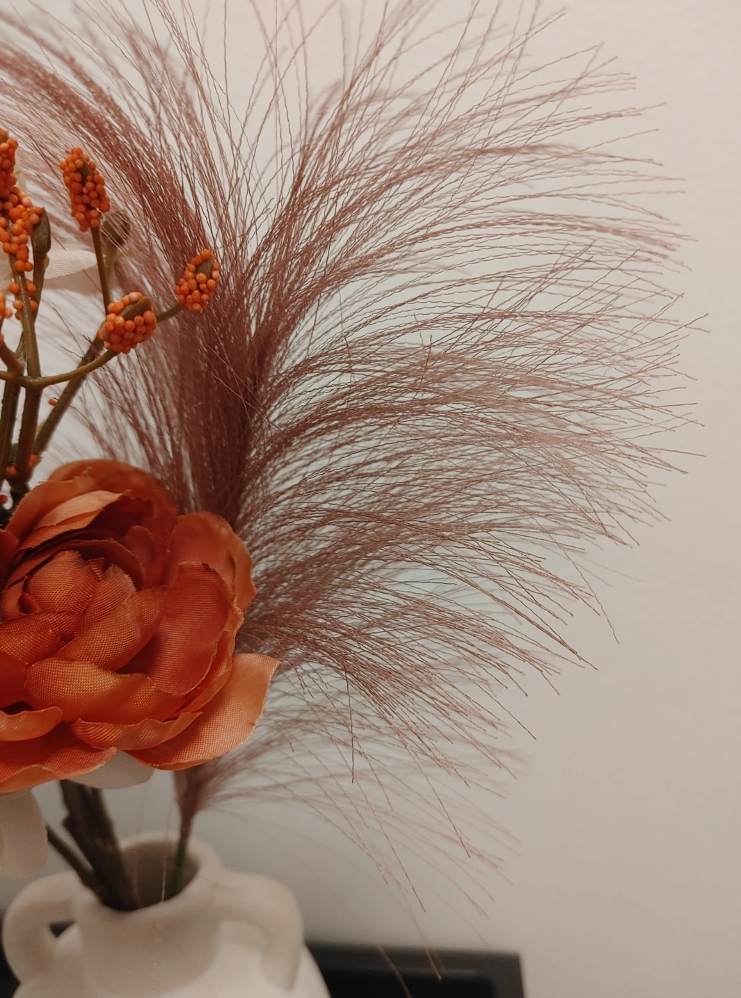 Ceramic Bud Vase with Artificial Floral Arrangement - photo 3