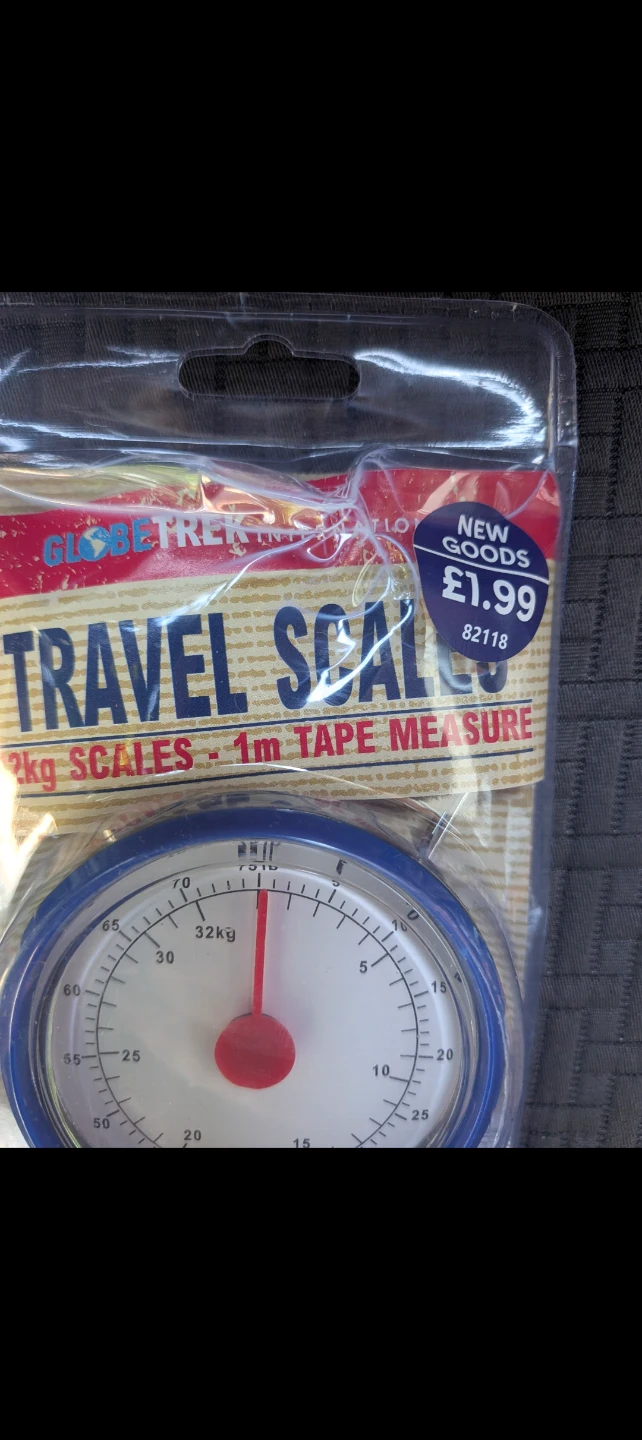 Globetrotter Travel Scale with Tape Measure  New in Pkg - photo 3