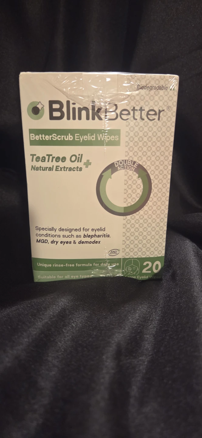 BlinkBetter BetterScrub Eyelid Wipes -