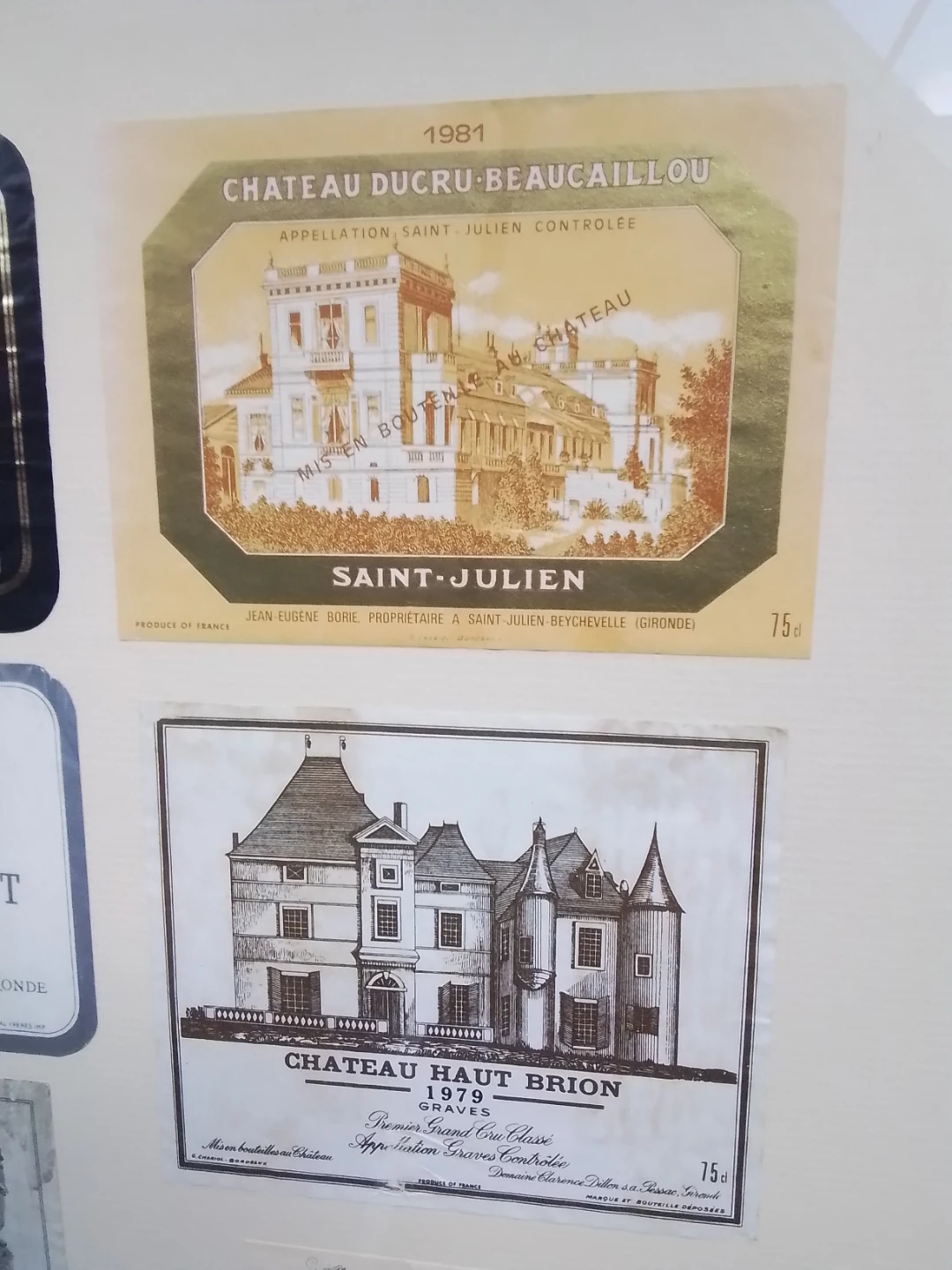 Rare Vintage Bordeaux Wine Labels (1964–1985) - photo 3