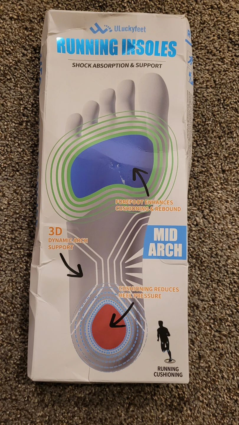 ULuckyfeet Run X5 Running Insoles