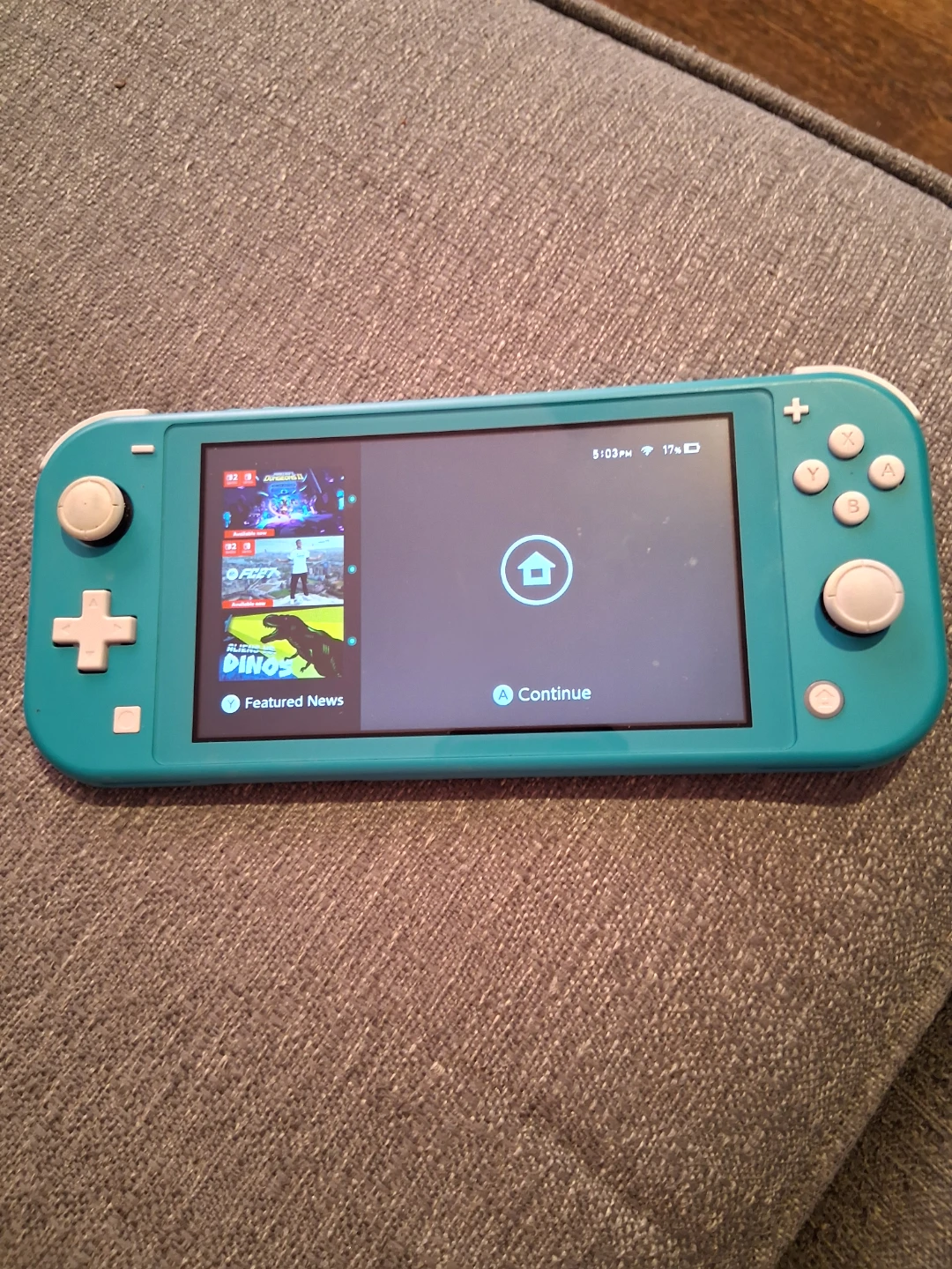 Turquoise Nintendo Switch Lite