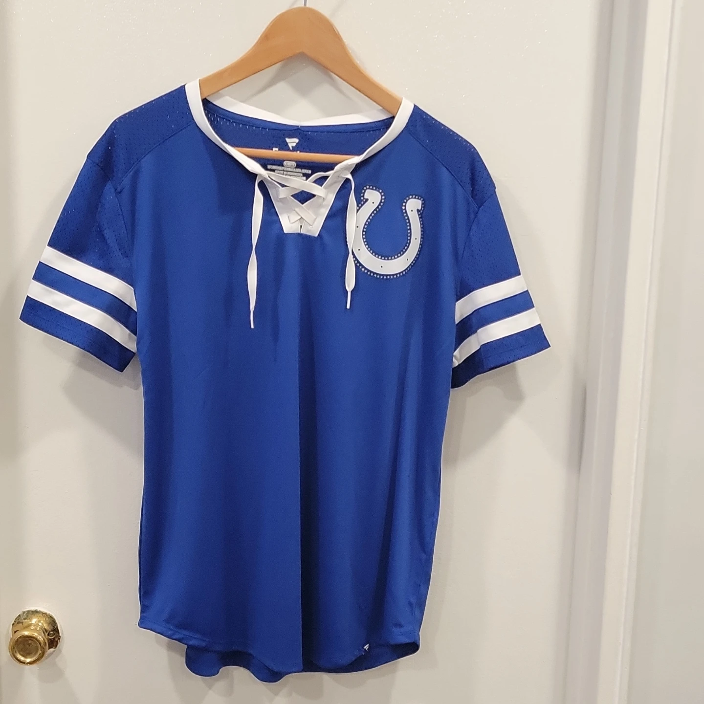 Indianapolis Colts Fanatics Women's Jersey, Size Large