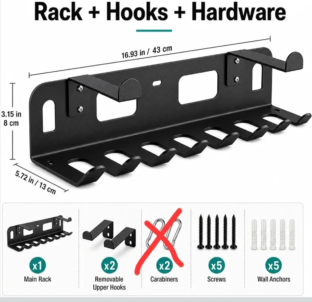 Wall Mounted Multi-Purpose Gym Rack - photo 3