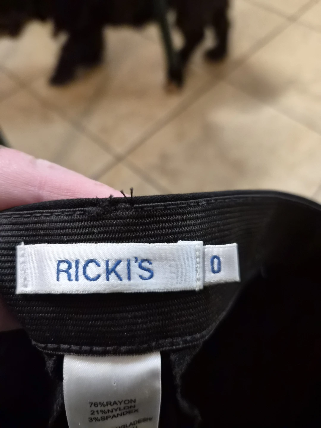 Ricki's Black Dress Pants Size 0 - photo 4