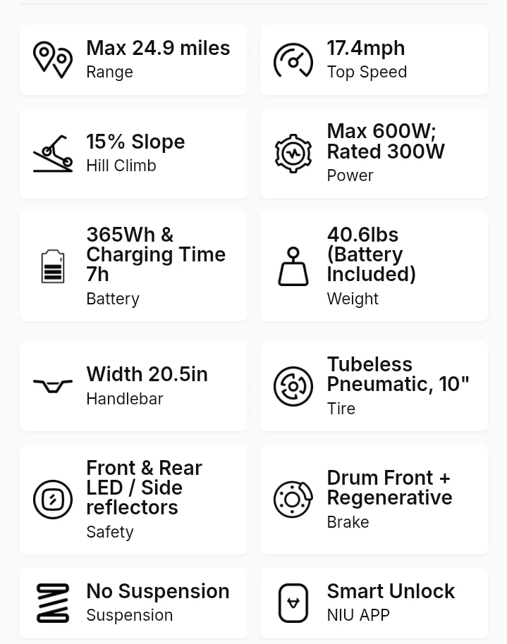 NIU Electric Scooter - photo 3