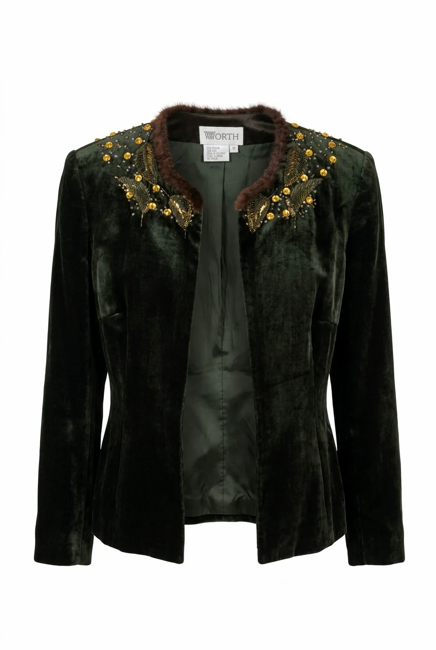 Vintage Worth New York Evening Jacket