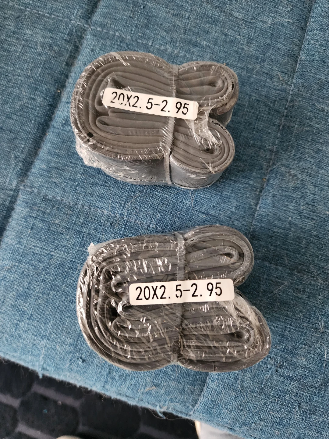 2x Bicycle Inner Tubes 20x2.5-2.95