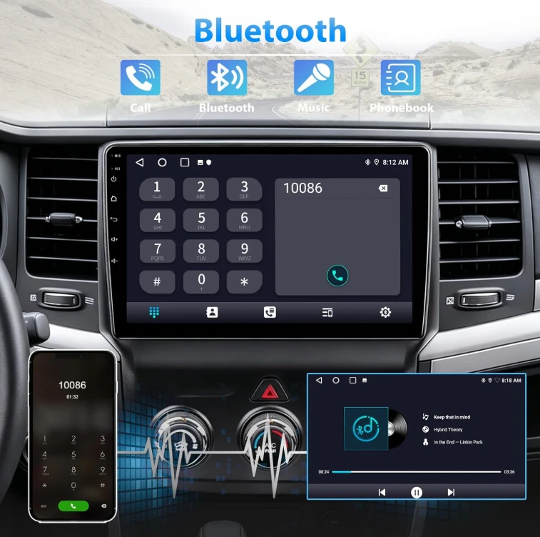 AWESAFE 9-Inch Touchscreen Car Stereo for Dodge Ram 1500 - photo 3