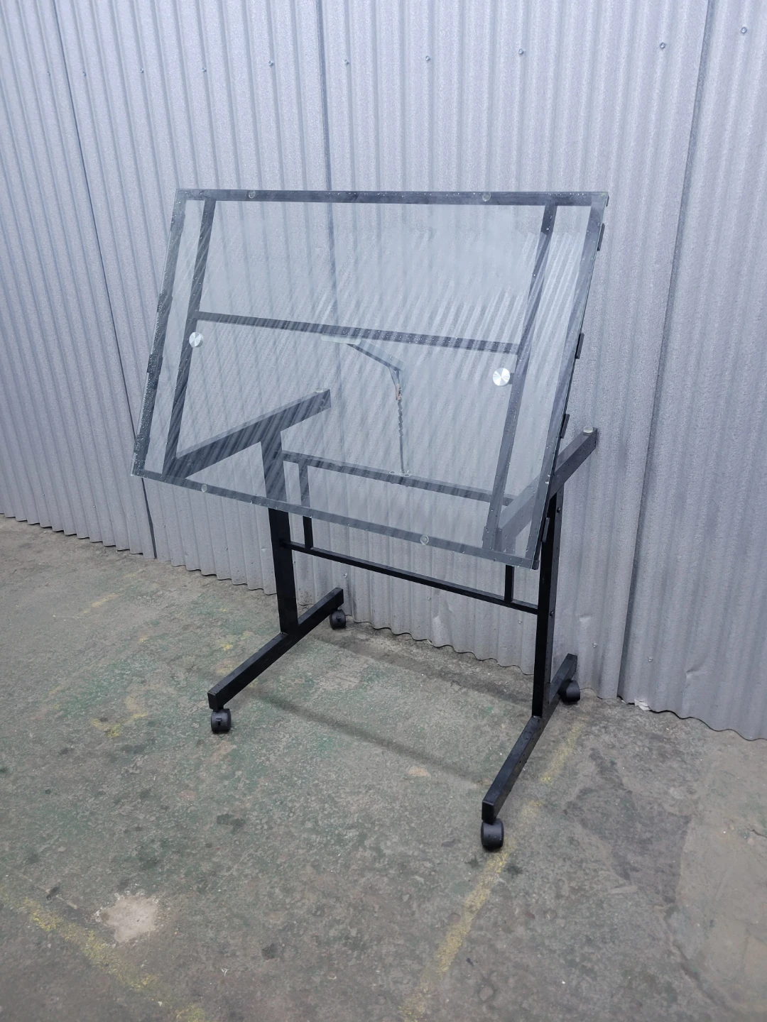 Adjustable Glass Drafting Table - photo 2