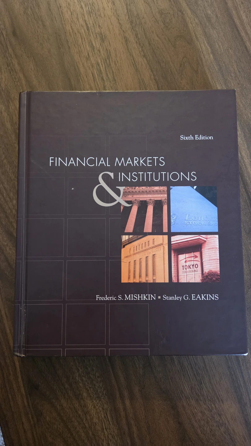 Financial Markets & Institutions Sixth Edition