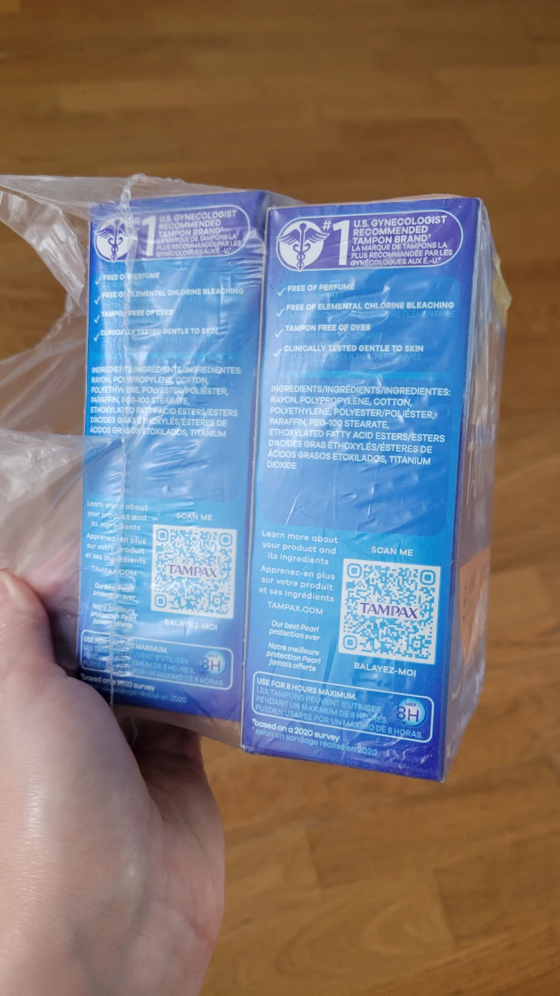 2 Boxes of Tampax Pearl Super Plus Tampons - photo 2