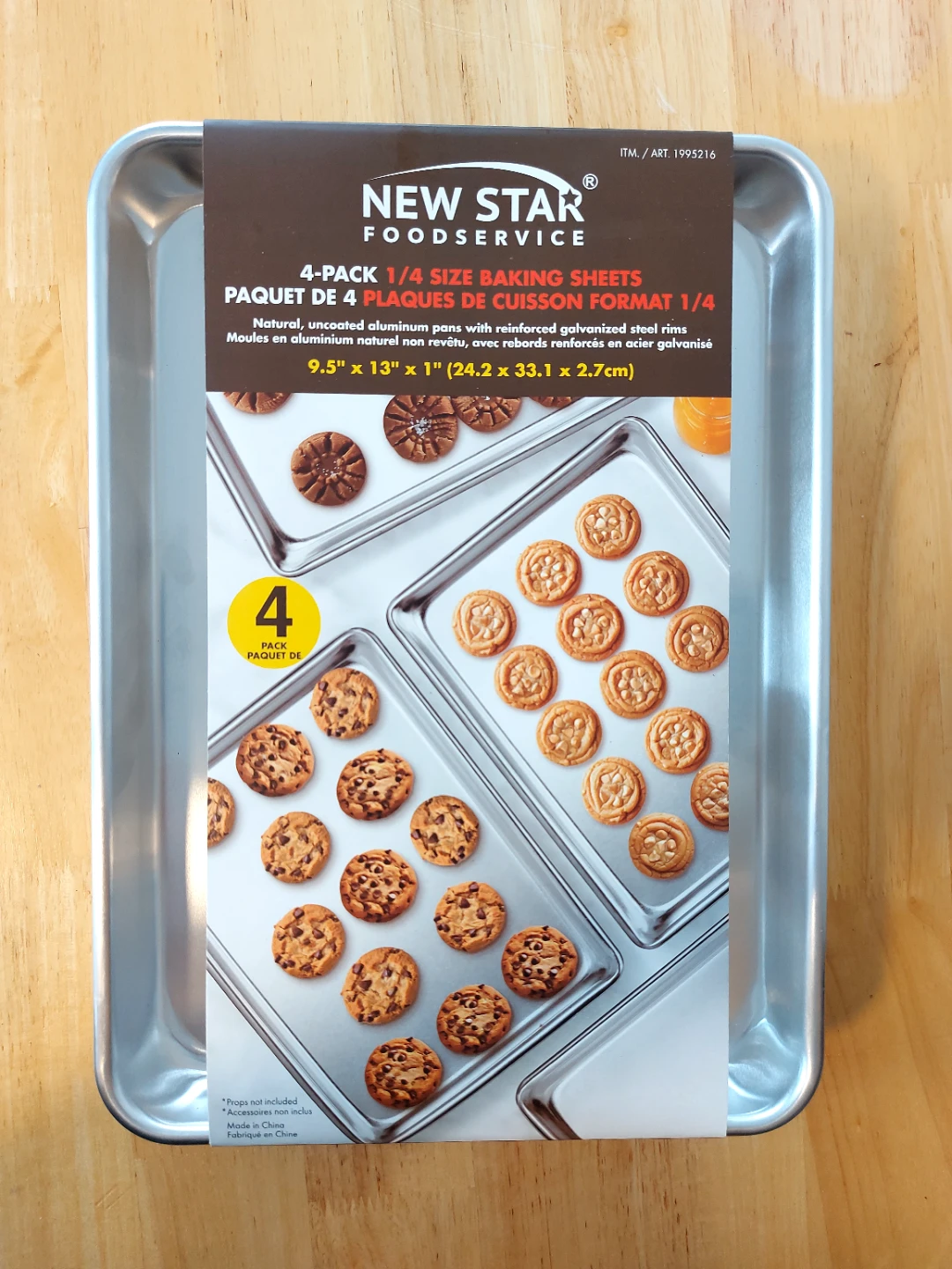 New Star Foodservice 4-Pack 1/4 Size Baking Sheets - photo 5