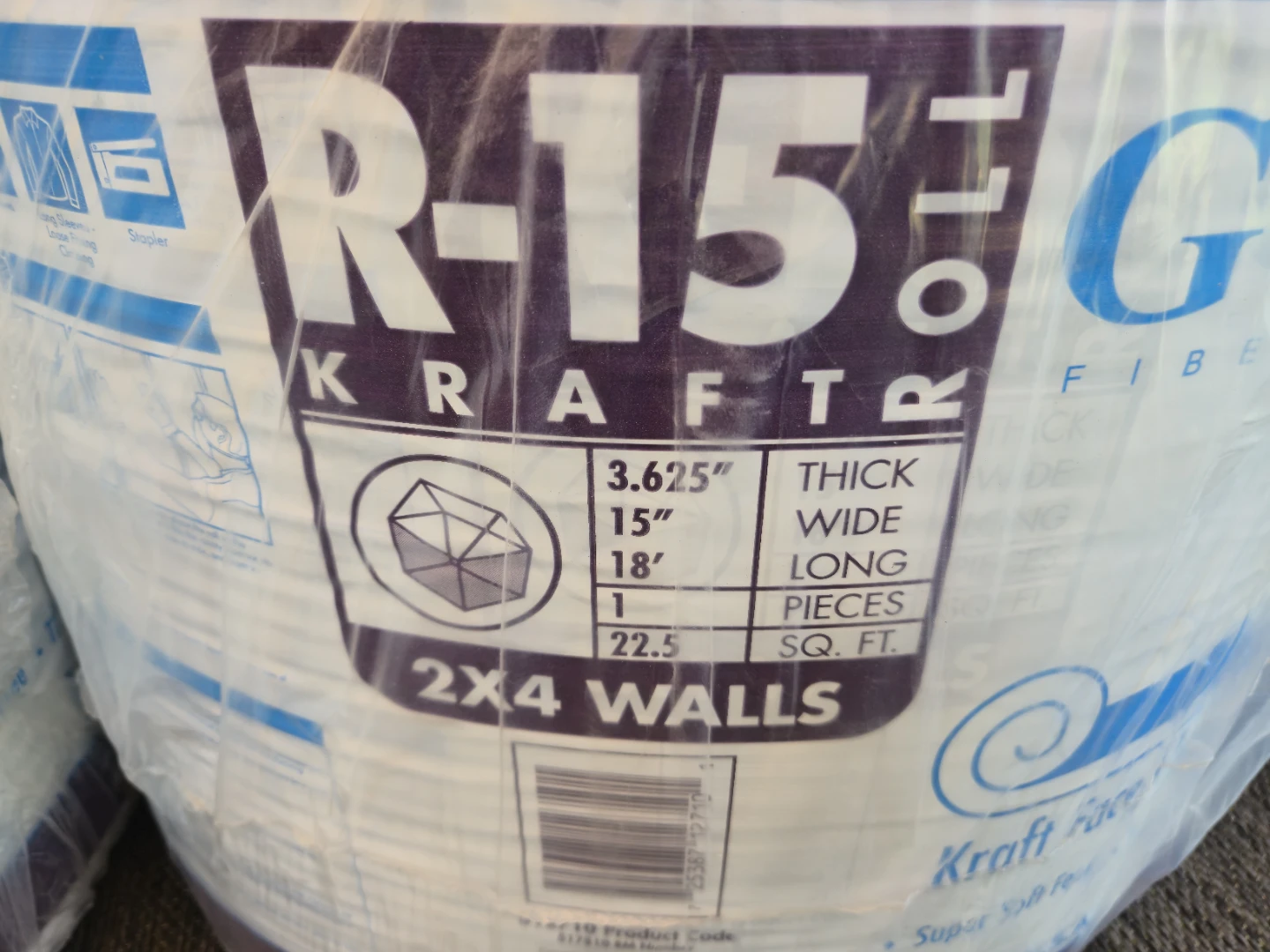 3 NEW Guardian by Knauf R-15 Insulation Rolls - photo 2