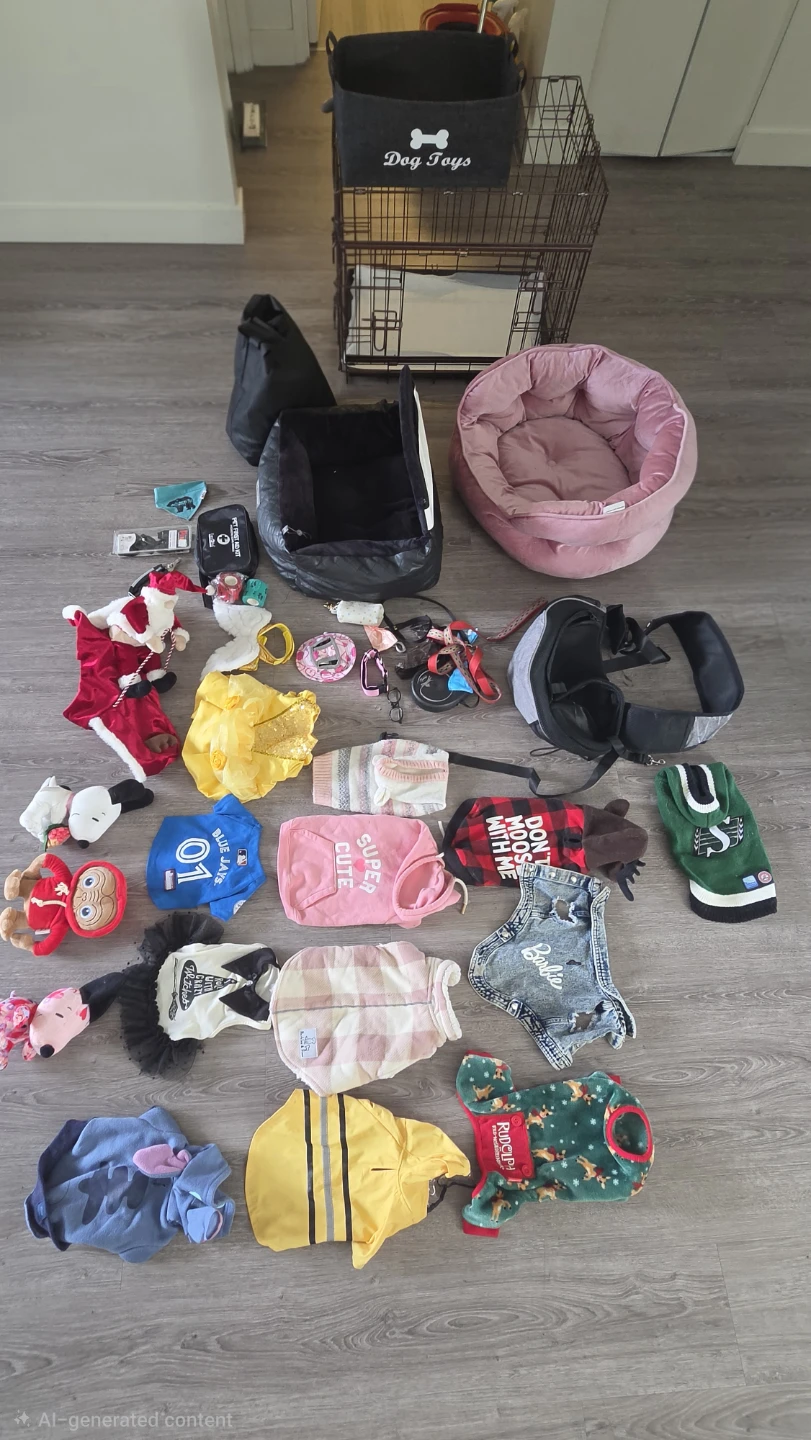 Small dog item lot- willing to sell separately.