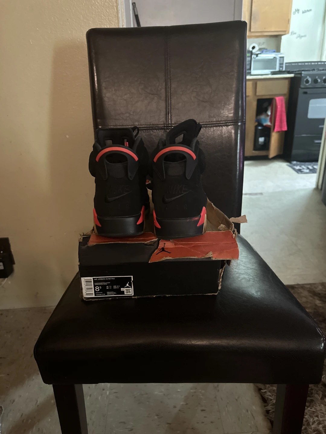 Men Air Jordan 6 Retro Black Infrared Sneakers - photo 2