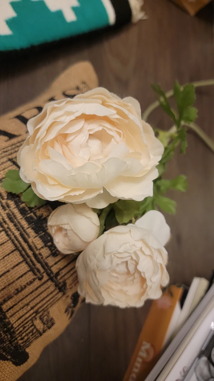 Faux Ranunculus Floral Stems (2pc)
