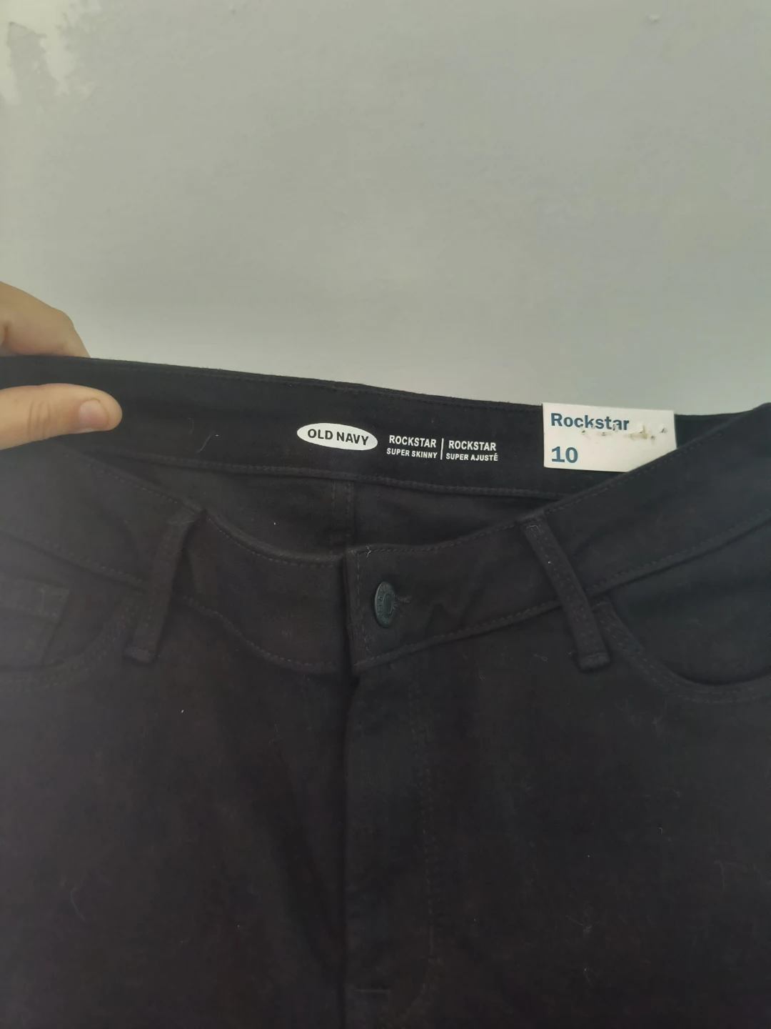 New Old Navy Rockstar Super Skinny Jeans Size 10 - photo 3