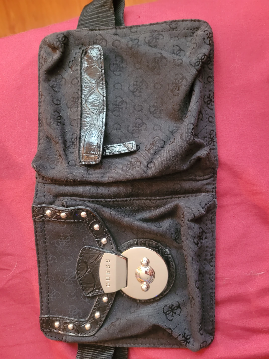 Guess Black Logo Waist Bag