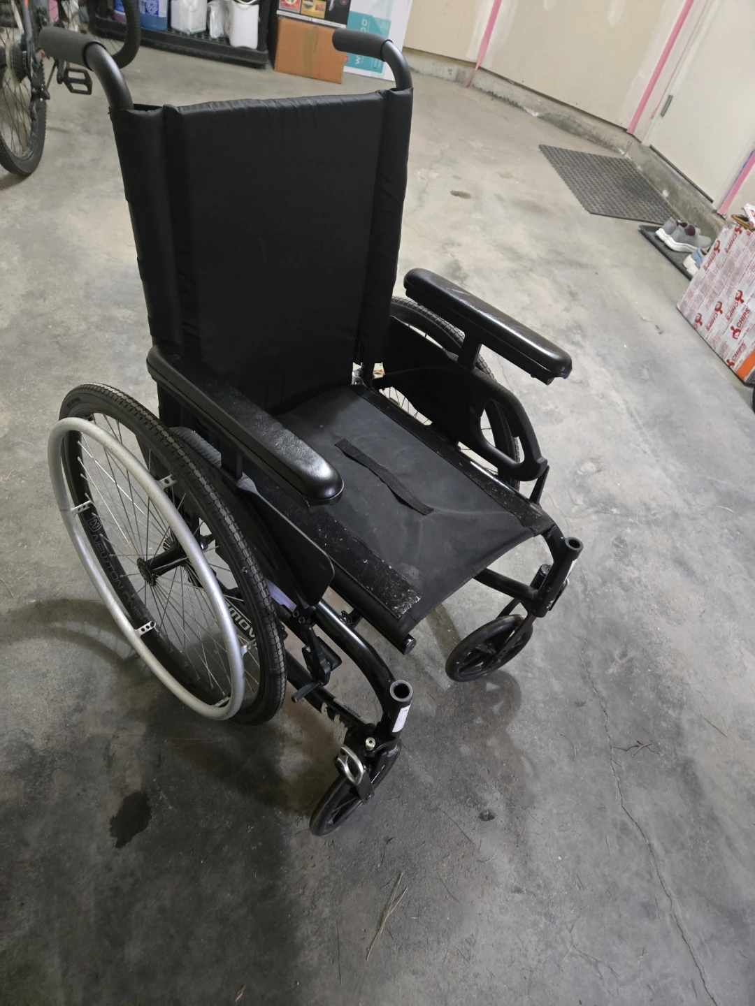 Black Standard Wheelchair - photo 2