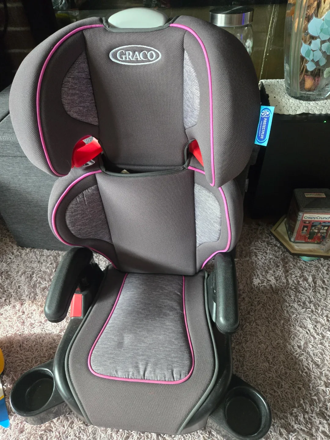 GRACO VEHICLE BOOSTER SEAT WITH BACK