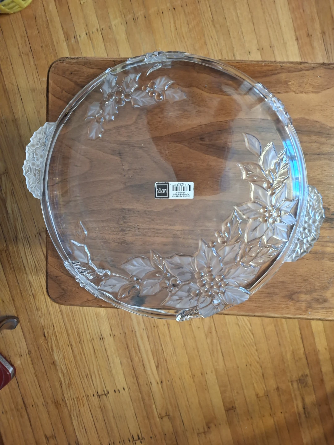 Mikasa Festive Poinsettia Platter - photo 2