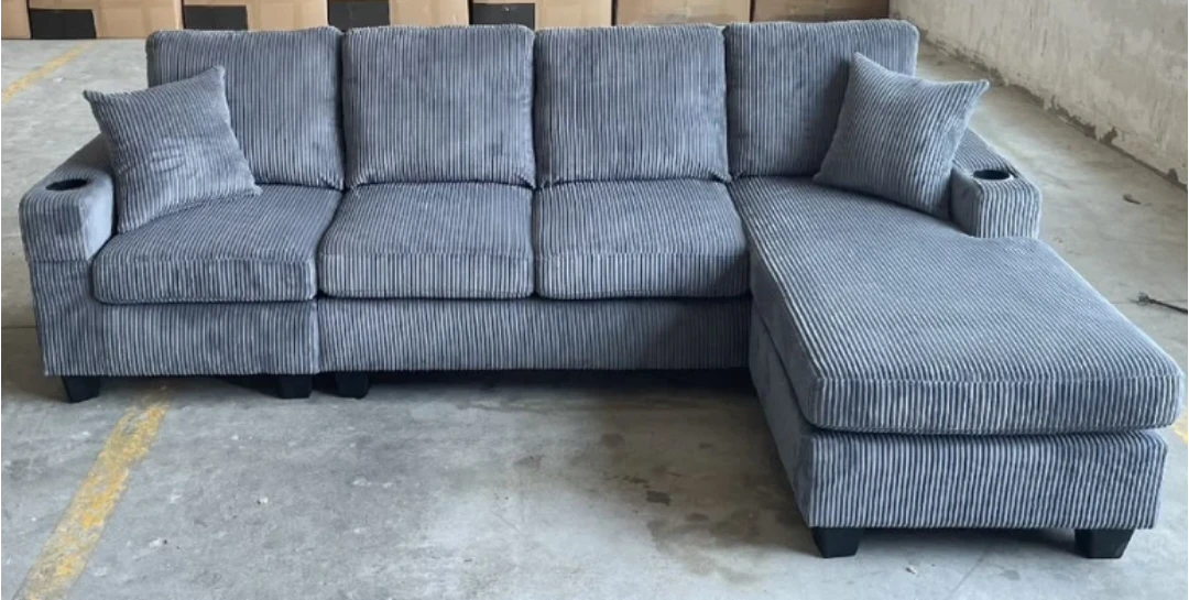 Sectional Sofa Corduroy