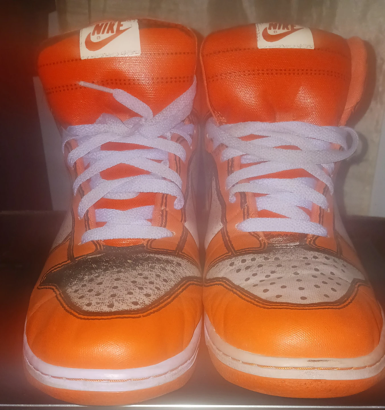 Nike Dunk High Orange Sneakers