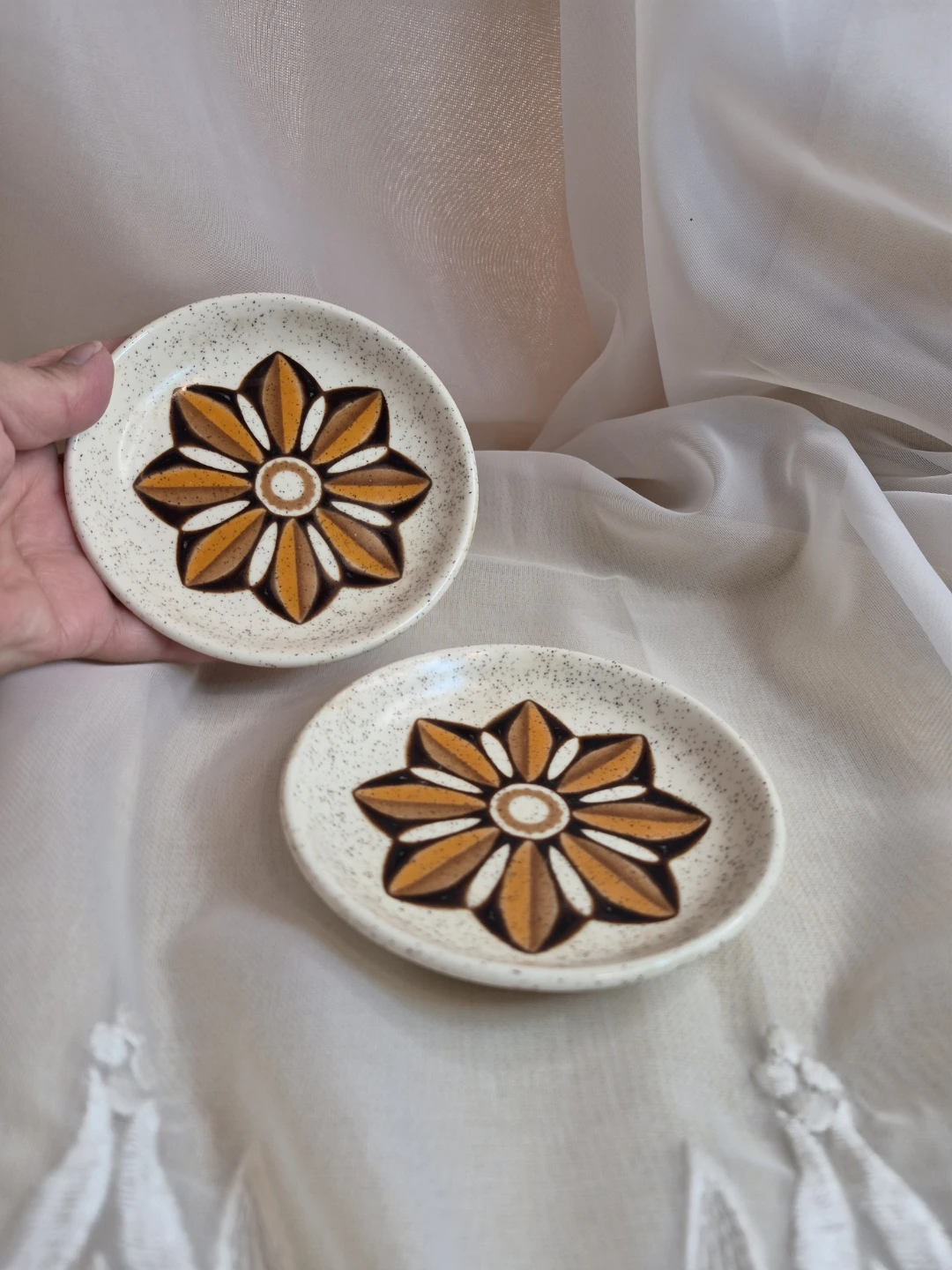 Pair of Vintage Royal Worcester Palissy Kalabar Small Plates - photo 5
