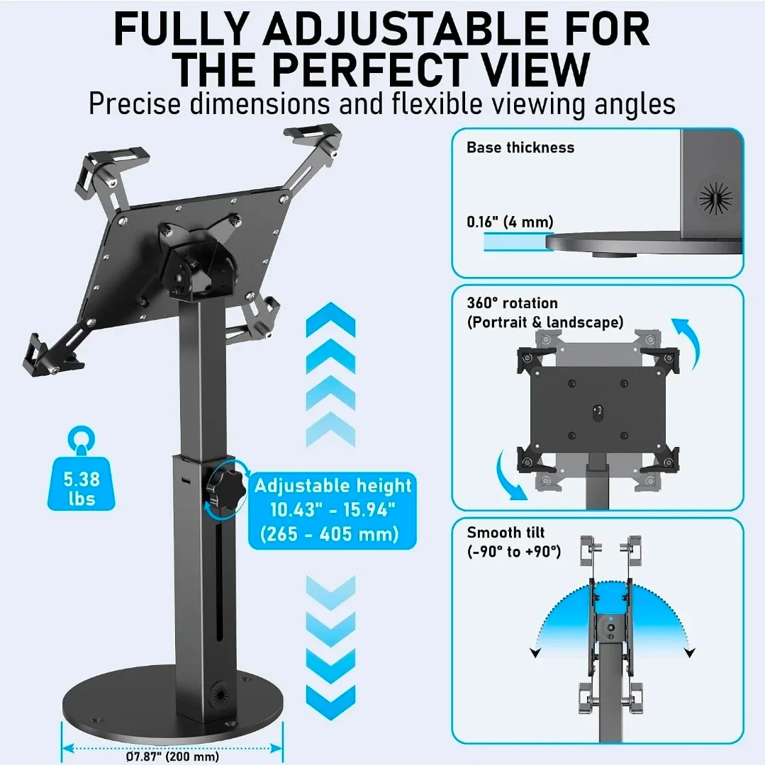 Secure Desk Tablet Kiosk Stand - photo 4